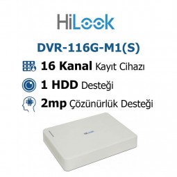 HILOOK DVR-116G-M1(S) 16 Kanal Dvr Kayıt Cihazı